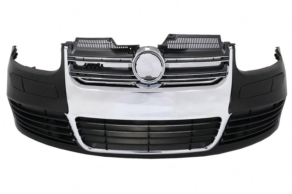 Front Bumper suitable for VW Golf V 5 (2003-2007) Jetta (2005-2010) R32 Look Chrome Grill