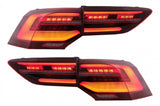 Full LED Taillights suitable for VW Golf VIII Hatchback Mk8 MQB (2020-Up) Dynamic Sequential Turning Lights