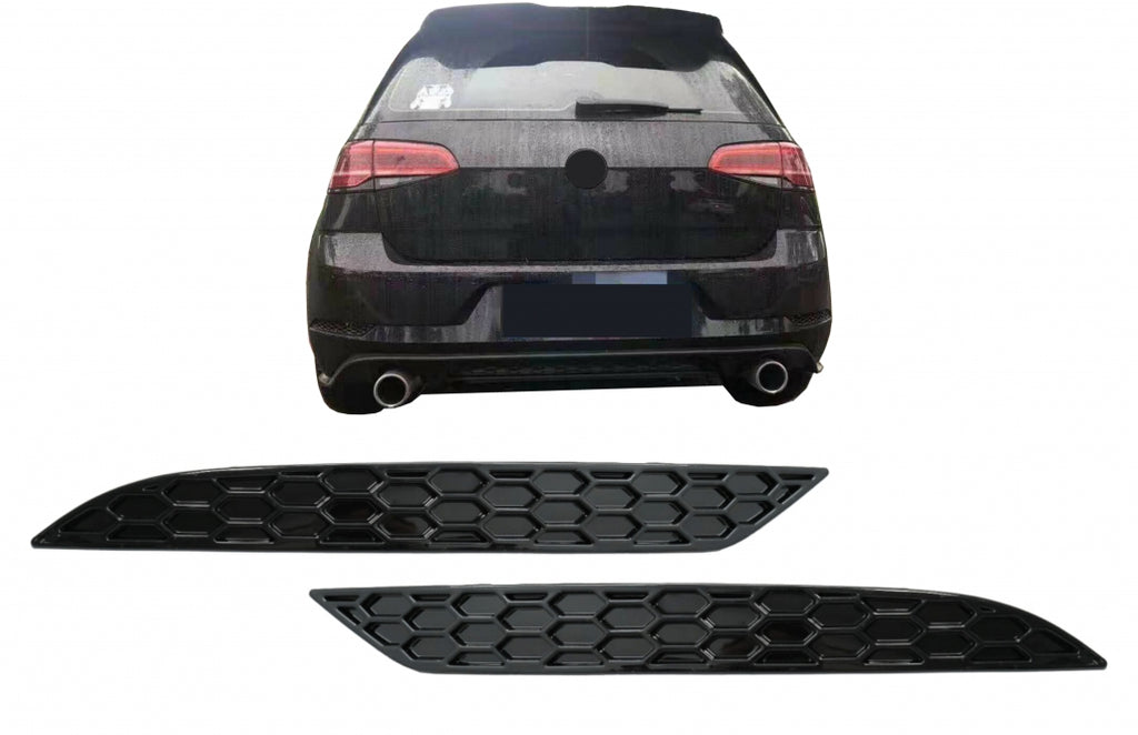 Honeycomb Rear Bumper Reflector Cover suitable for VW Golf 7.5 (2017-2019)