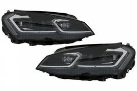 LED Headlights Bi-Xenon Look suitable for VW Golf 7 VII (2012-2017) Facelift G7.5 R Line Design with Sequential Dynamic Turning Lights