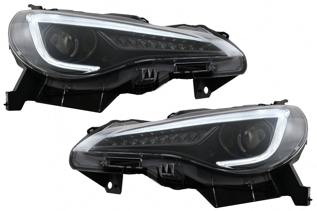 LED Headlights suitable for Toyota 86 (2012-2019) Subaru BRZ (2012-2018) Scion FR-S (2013-2016) with Sequential Dynamic Turning Lights