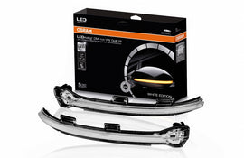 Osram Dynamic Full LED Mirror Indicators LEDriving suitable for VW Golf 7 & 7.5 (08/2012-) VW Touran II (05/2015-) Lamando (2014 -2019) White Edition